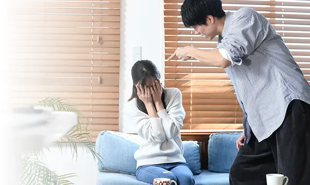 夫婦喧嘩の写真