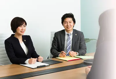 相談中の写真