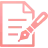 ペン付き書類アイコン